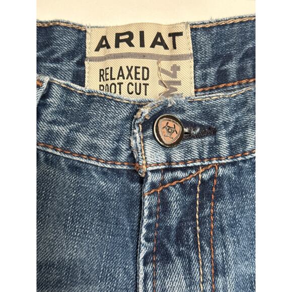 Ariat Mens M4 Low Rise Scoundrel Boot Cut Jean Size 34 x 32 Western Workwear - Picture 7 of 11